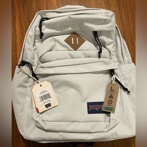 Jansport - light grey backpack double break